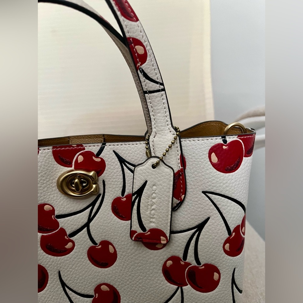 Coach Cherry Willow Tote 24 - Picture 2 of 9